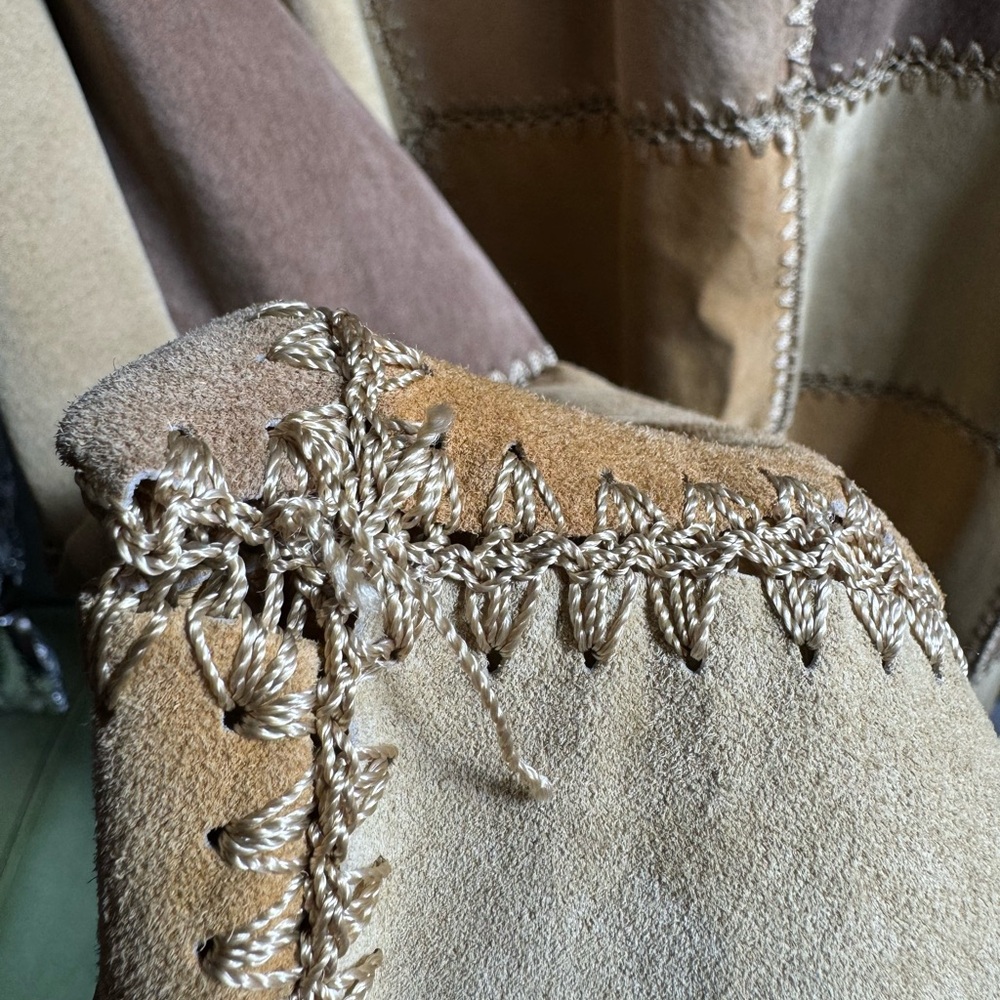 Patchwork Button-Up Jacket - Picture 5 of 6